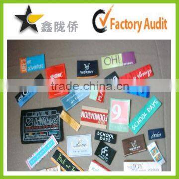 Hot sale factory customized garment care label,nylon care label,polyester satin care label