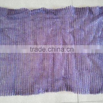 purple color pp drawstring mesh bag for potato