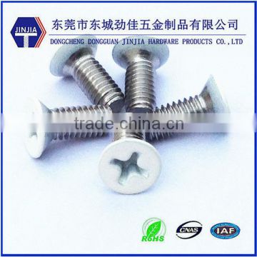 special plastic head phillips countersunk decorative screw m4