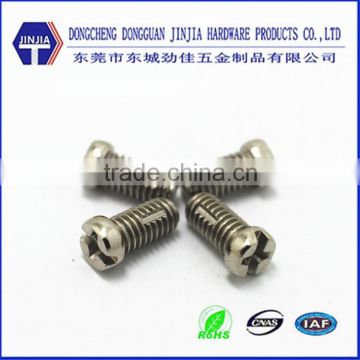 2BA nickel plating mild steel notch screw for ABB