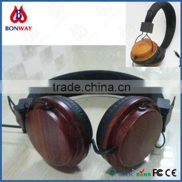 Classic Stereo Earphone Wooden In-ear Headphone