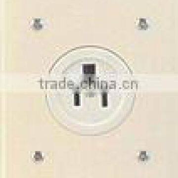 Flush Toggle Double Wall Switch and Socket