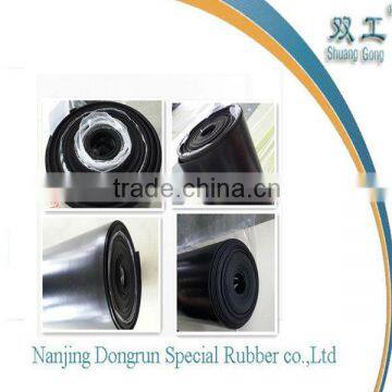 40 ShoreA black CR rubber sheet