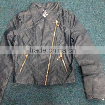 2015 wholesale leather jacket for women