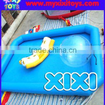 2016 cut corner inflatable water pool for water ball game