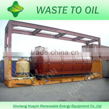 Brand HuaYin waste&used&scrap oil to diesel for 3 tons