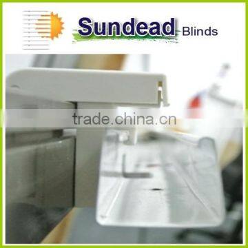 Adjustable curtain bracket for office curtain and blinds without screws with easy installation on window frame