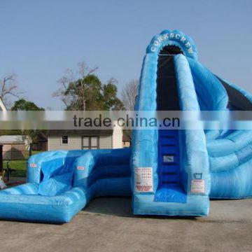 Crazy! High quality inflatable pool water slide