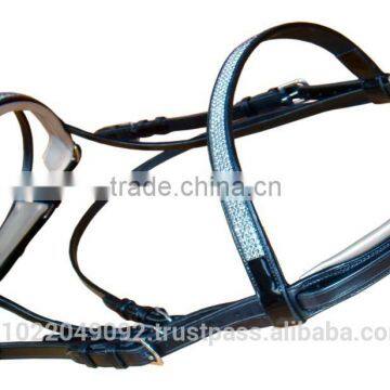 Leathe Bridle with padding and diamonds