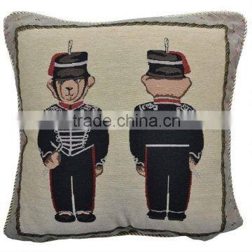 Bears tapestry jacquard patchwork cushion covers and pillowcases