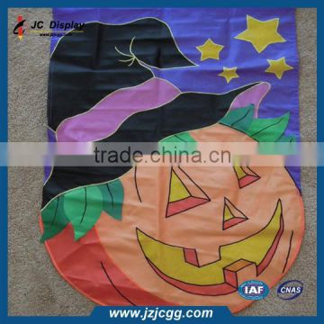 Pumpkin Face Halloween Outdoors Banner Pole Flag