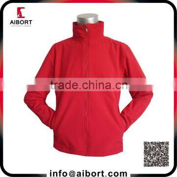 Red Men's and Women's soft shell jacket