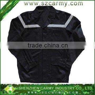 Cool and comfortable100%cotton unisex black work jacket