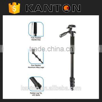 Camera accessory lightweight portable handheld 67" monopod with pan head