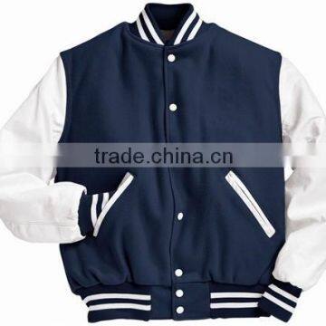 Letterman Varsity Jacket / Varsity Jacket / Baseball Jacket With Leather Sleeves,