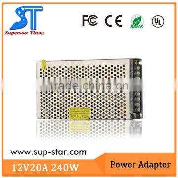 12V 20A 240W power supply adapter for RC lipo Battery chargers