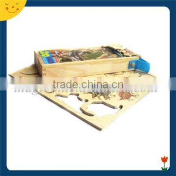 Custom Dinosaur Shape Wooden Magnetic Puzzle