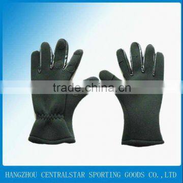 Waterproof Warm Folded 3-finger Neoprene Fishing Gloves 67853