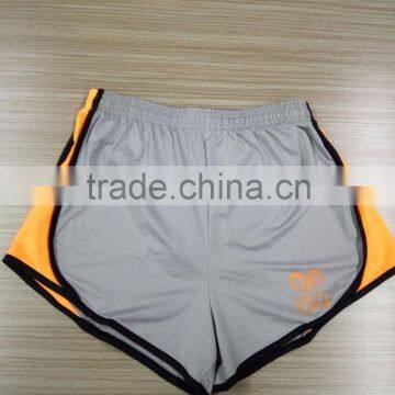 Custom gray and orange running short