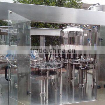 Mineral water rinser filler and capper