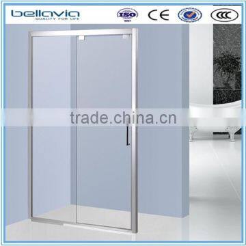 bathroom shower screen 6mm glass ,chromed profile,8002 sliding doors shower enclosure /shower room/shower cabin