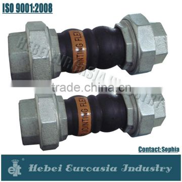 Rubber Expansion Joints Galvanized Union Type