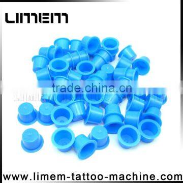 New Style Best Quality Blue Plastic Tattoo Ink Cup or pigment cup