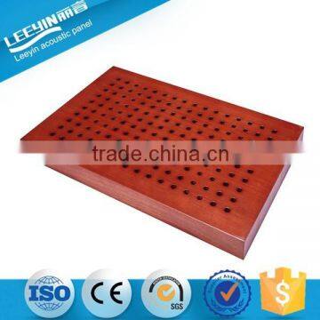 16-16-6 Pattern Fireproof MDF Wood Perforated Acoustic Panel