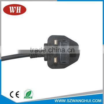 1.5m/1.8m oem 0.75mm copper singapore power cord without fuse