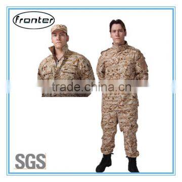 Desert camo military uniforms