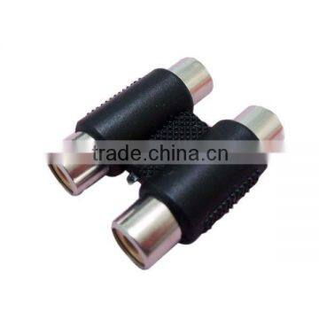 RCA female to RCA female coaxial connector adapter