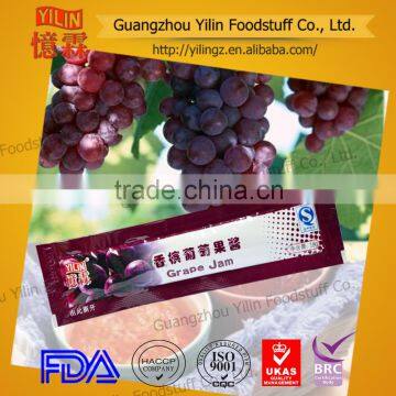 18g grape Jam tube with brands in Chinese factory