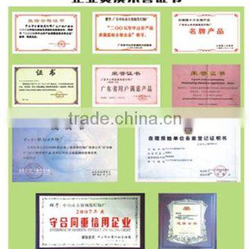 Enterprise qualification honorary certificate and 