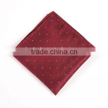 dots silk custom printing pocket square for men