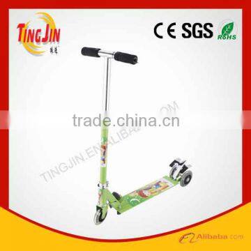 100% iron three wheel cheap kick scooter TJ-1052