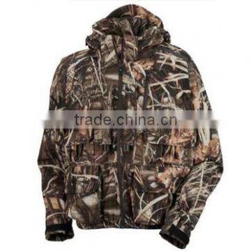 Custom men waterproof camo hunting jacket