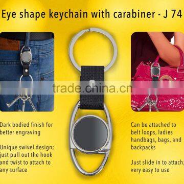 eye shape keychain