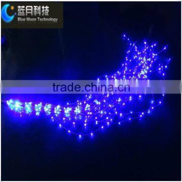 Whole patent whole sale new design copper wire tree light with 10 strings 10 cm distance