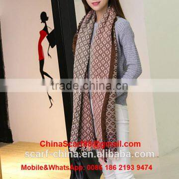 Wholesale Wool Fringed Scarf