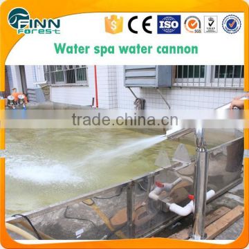 Guangzhou water theme park kids play stainless steel jet water cannon