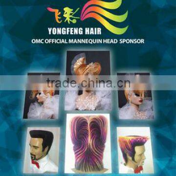 Blonde Long Hair Training Head for Hairdresser 18 Inch to 24 Inch photo-6