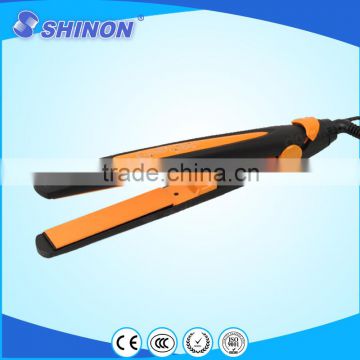 Wet and dry use hair straightening ionic perm steam hair straightener