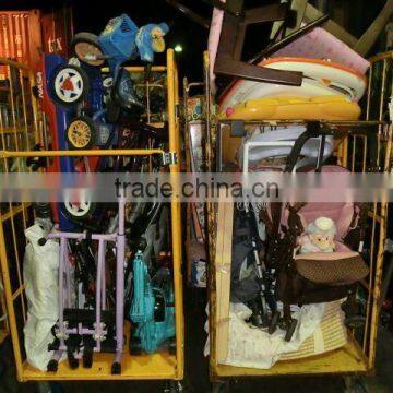 Used baby swing with mixed plastic products like toys, baby items... by 40 FT HQ container exported from Japan TC-009-21