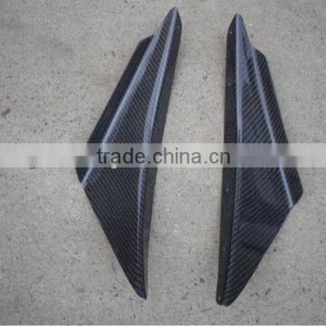 Evolution 8 OEM style carbon fiber Front Bumper Canard 2pcs