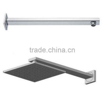 Top square wall mounted brass shower arm