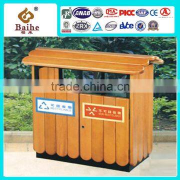 2016 wood design trash cans in waste bins