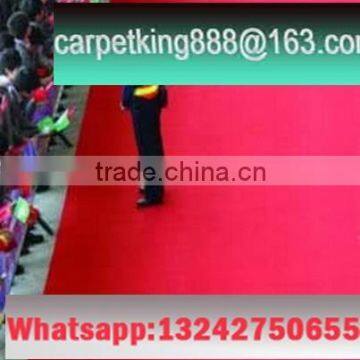 High quality machine made event plain carpet used for exhibition carpet in roll carpet