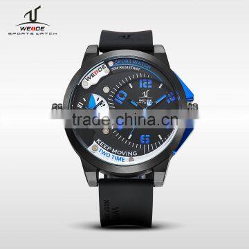 WEIDE Watches Men Sport Military High Quality Quartz Watches Bezel Japan Movt Original Diving Wrist Watch