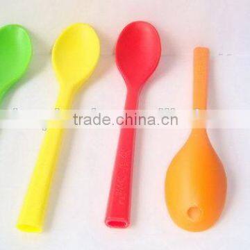 Best quality hotsell antique plastic spoon straw