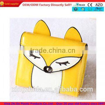 Short pu cute wallets wholesale